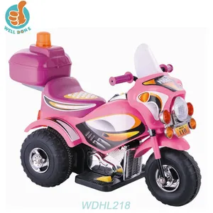 WDHL218 Easy Assembled 3 Wheels Kinder Elektromotor rad für Baby Kids Ride n Roll Koffer