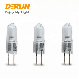 China Factory wholesale high lumen warm white flickering free 12v 10W 20w clear frostd glass g4 Halogen Lamp, HAL-JC