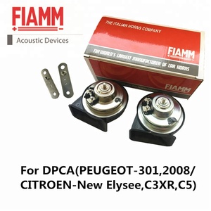 Bocina de Caracol FIAMM AM80SX de 2 Vías de Plástico para PEUGEOT 301, 2008/CITROEN Nuevo Elysee C3 X-R C5/<span class=keywords><strong>CAPSA</strong></span> Serie DS 2570001 - Product Image 2