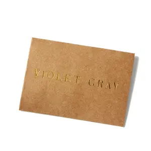 Grosir Kraft Paper Envelope Membuat Mesin Mewah String Tie Amplop dengan Foil Emas Cap Daur Ulang Amplop