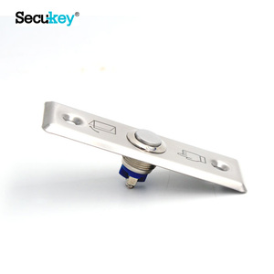 Secukey อิเล็กทรอนิกส์สแตนเลสปุ่มปลดล็อคประตูสวิตช์ไฟ LED ไม่มี/<span class=keywords><strong>NC</strong></span>/COM 1NO1NC รวมกัน3A max. โลหะผสมสังกะสี - Product Image 4