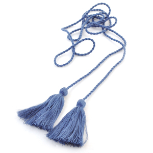 Mới nóng bán bông đôi kết thúc tua Vòng cổ dài thiết lập dây rìa - Product Image 1