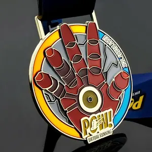 Groothandel Hoge Kwaliteit Cool Led Metalen Award Goedkope Sport Custom Medailles