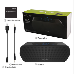 ZEALOT S20 Cảm Ứng Không Dây <span class=keywords><strong>Bluetooth</strong></span> Loa Di Động 3D Hệ Thống Âm Thanh <span class=keywords><strong>Stereo</strong></span> Loa Siêu Trầm Thẻ TF MP3 Máy Nghe Nhạc Rảnh Tay <span class=keywords><strong>Microphone</strong></span> - Product Image 6