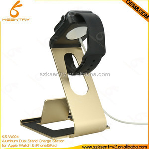 2015 aluminum charging dock station charger stand for <span class=keywords><strong>apple</strong></span> <span class=keywords><strong>Watch</strong></span> aluminum holder for iWatch with cable - Product Image 6