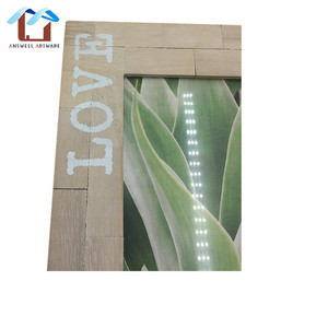 Natural diseño de madera grande de madera de mdf chica decoración de la habitación de escritorio de pie marco de <span class=keywords><strong>foto</strong></span> - Product Image 4
