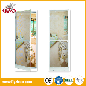 Alta calidad de color personalizado seguridad <span class=keywords><strong>anti</strong></span> mosquito aluminio decorativo puertas de pantalla - Product Image 1