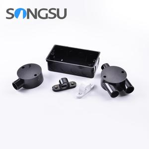 Boîte de jonction électrique ronde à quatre voies intégrée en PVC ignifuge de tailles personnalisées CE - Product Image 4