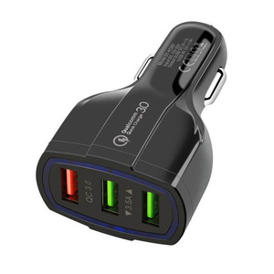 טלפון נייד נייד פרימיום qc 3.0 3 יציאות <span class=keywords><strong>USB</strong></span> מטען מהיר לרכב - Product Image 4