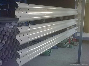 Cina in acciaio zincato due onda recinzione guardrail linea di produzione - Product Image 2
