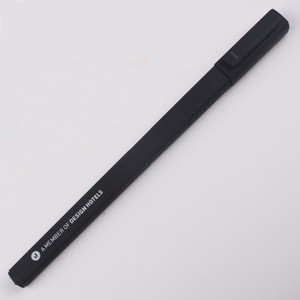 Hotel promozionale di plastica gomma piazza <span class=keywords><strong>penna</strong></span> a sfera con cap - Product Image 6