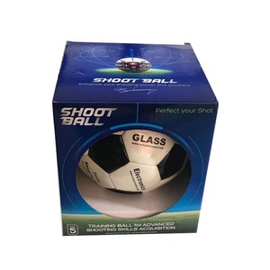 Caja de papel corrugado impresa de embalaje de regalo plegable de lujo con logotipo personalizado de cebada de muestra gratis para fútbol - Product Image 2