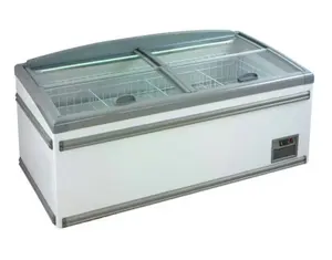1000 liters Combined auto defrost island chest freezer refrigeration equipment
