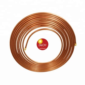 Customized AC <strong>Copper</strong> <strong>Pipe</strong> in Coil Price Per Meter in Stock - Product Image 1