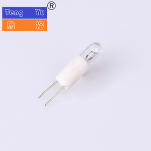 T1 3/4 Bi-Pin 5.7x16mm 12V60mA,6.5V40mA計器インジケータ電球 - Product Image 2