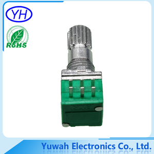 Factory Direct sale customized carbon film 6 pins 9mm 100 k Rotary volume control potentiometer linear - Product Image 4