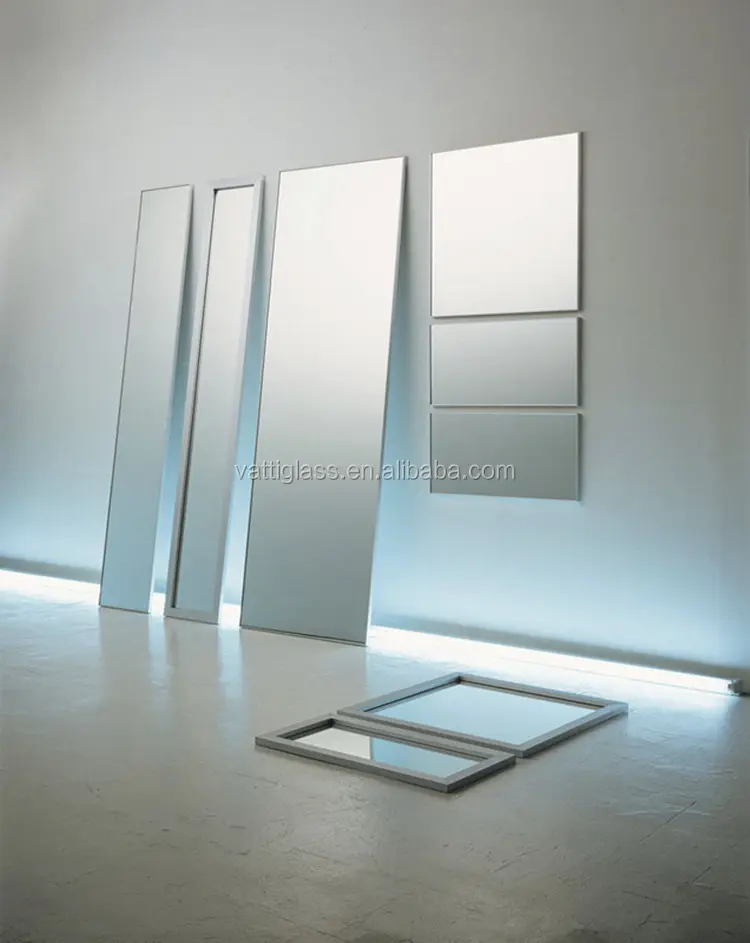 1 مللي متر لوح زجاج مرايا أسعار الزجاج مرآة ، مرآة فضية ، مرآة الزجاج الفضي/الذهبي اللون مرآة الزجاج/الوردي اللون مرآة الزجاج
