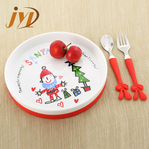 Vente en gros de nouveaux ensembles de vaisselle pour la maison, assiettes <span class=keywords><strong>et</strong></span> bols, motifs mignons, ensembles de vaisselle en céramique pour bébé - Product Image 6