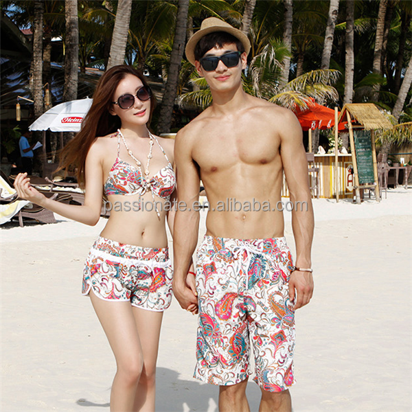 Custom Couple Beach Shorts Perfect for Summer Fun