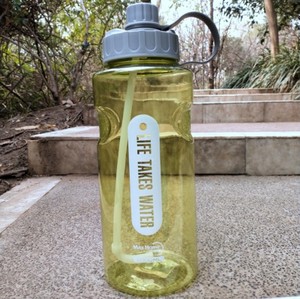 <span class=keywords><strong>2L</strong></span> Grande Capacità di Personalizzare All'aperto Bottiglia di Acqua di Plastica Con Paglia - Product Image 5
