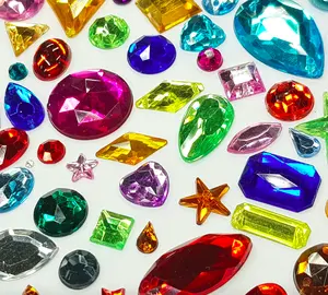 Fabriek Prijs Kleurrijke Acryl Plastic Kristallen