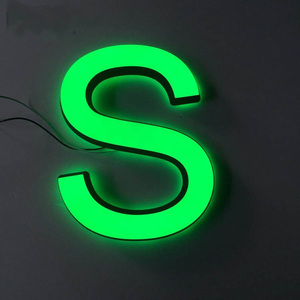 Einzigartige Design Acryl LED Brief Schild Probe <span class=keywords><strong>Business</strong></span> Brief