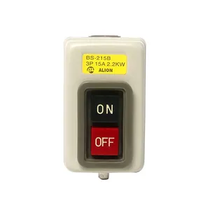 Interrupteur avec bouton poussoir ON/OFF pour capot de cuisine, 220 bbs, V