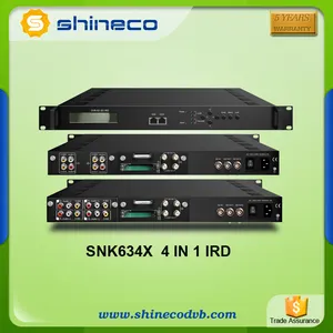 Chất Lượng cao DVB MPEG4 Vệ Tinh Receiver với irdeto thẻ