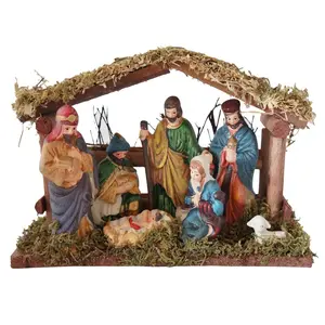 Decoração de natal cenário da natividade de preço baixo