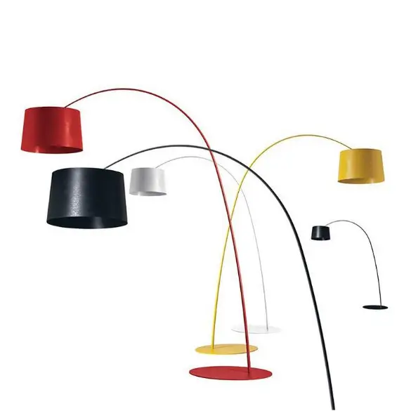 Nordic Design Indoor Decorative Lighting Fixture Iron Black Finish Floor Lamp for Hotel Living Room