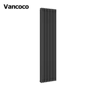 1800x468mm Anthratice Aluminum Triple Panel Vertical OEM Traditional Radiator