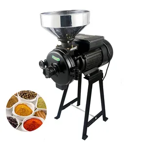 China Small Commercial Maize Rice Spice Powder Grinder Wheat Milling Machine Grain Flour Mill Machinery Corn Grinding Machine