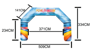 Arco Gonfiabile Pubblicitario per Eventi all'Aperto 3m 5m 7m, Arco Arcobaleno per Feste, Eventi Sportivi, Promozioni, Matrimoni - Product Image 5