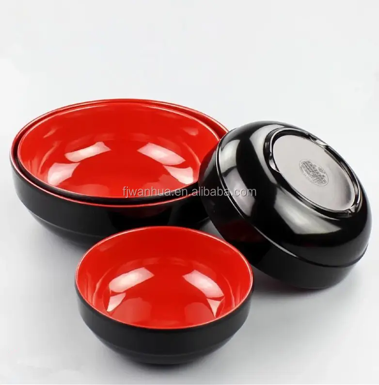 Melamine two color korea bowl