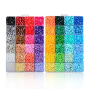 24000pcs Fuse Beads Kit 2.6mm Mini Fuse Beads Set 48 Color Fuse