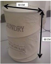 2014 cestas de lavandería de poliéster para el hogar de gran oferta - Product Image 4