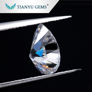 Comprar claro blanco moissanite piedras pera Lab creado diamantes Vieja Europa corte diamante - Product Image 2