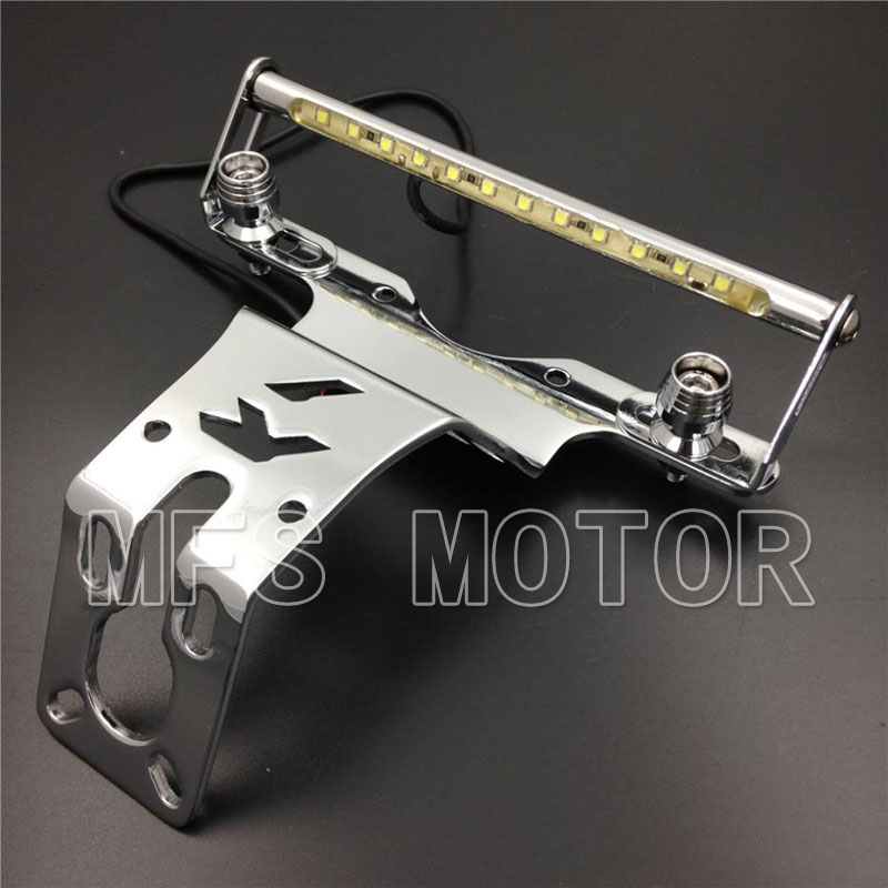 Motorcycle LED Light Fender Eliminator For Yamaha YZF-R1 R1 2004 2005 2006 2007 2008 Chrome