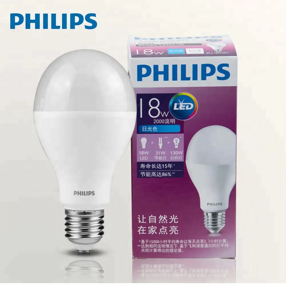 LED Ekonomi PHILIPS E27 18W 6500K LED PHILIPS E27 18W, Sangat Murah