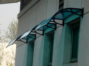 Toldo Transparente para Exteriores, de Policarbonato, 4x4, Toldo de Plástico Transparente - Product Image 4