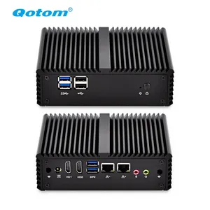 Qotom Mini PC Q450S Core i5-4200U HD4400 X86 2 HD uscita Video Dual Nic miglior Mini Computer