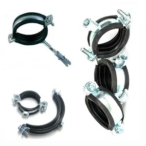 Strut fitting suspension rubber lined pipe  clip clamp
