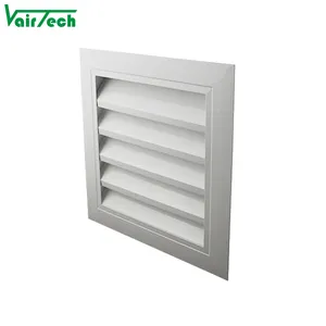 Best sale hvac air conditioning louvre vent covers single fixed blades grilles