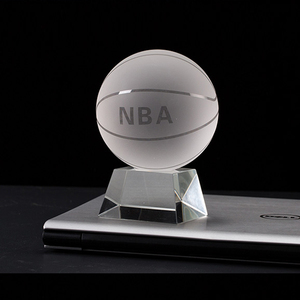Wholesale Polished <strong>Crystal</strong> Basketball 60mm UV Printing Paperweight Healing Meditation Ball with <strong>Crystal</strong> <strong>Stand</strong> - Product Image 2