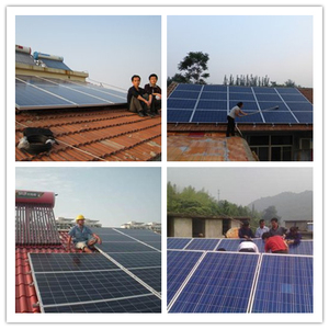 Tipo de techo kit complet hogar sistema de paneles solares fotovoltaicos 1KW 2KW 3KW 4KW 5KW para la electricidad de origen - Product Image 2