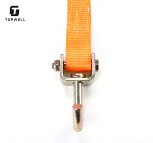Poliéster 1,5 '38mm Cargo Ratchet Amarre Correa Cinturón con J Hook E Track Correas <span class=keywords><strong>Barco</strong></span> Amarre Correa Logo - Product Image 5