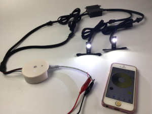 New ô tô RGB Demon Eye <span class=keywords><strong>LED</strong></span> chiếu ánh sáng đa chức năng màu sắc chiếu sáng với ứng dụng điều khiển - Product Image 3