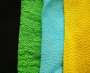 Rayon Viscose Fabric Manufacturer Supply Customize Color Rayon Bath Glove Cloth 300D Single Viscose Scrub Kessa Gloves Fabric In Meter