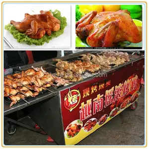 coal type chicken grill machine for chicken roaster