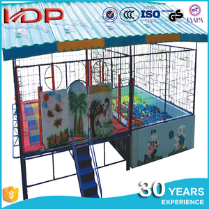 Enfants mer fermée boule étang trampoline, trampoline carré avec piscines à balles - Product Image 2
